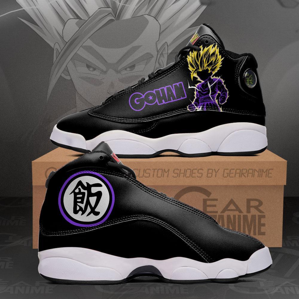 Dragon Ball Gohan Ssj Air Jordan 13 Sneaker Shoes Dragon Ball Gohan Ssj Air Jordan 13 Sneaker Shoes