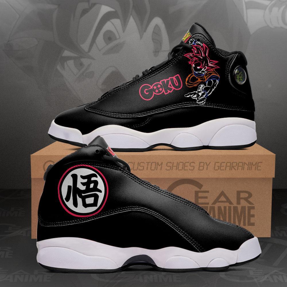 Dragon Ball Goku God Air Jordan 13 Sneaker Shoes Dragon Ball Goku God Air Jordan 13 Sneaker Shoes