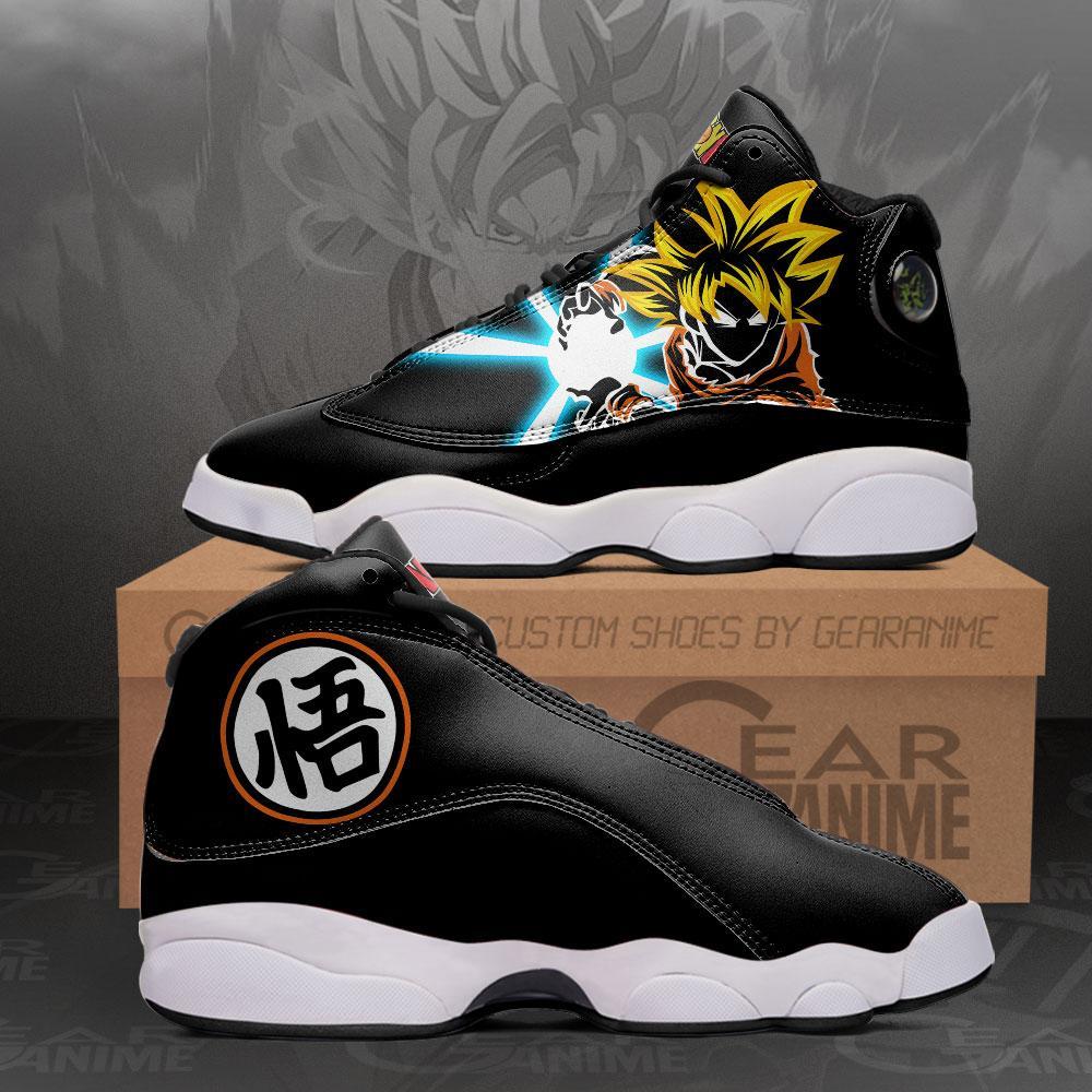 Dragon Ball Goku Kanji Symbol Air Jordan 13 Sneaker Shoes Dragon Ball Goku Kanji Symbol Air Jordan 13 Sneaker Shoes