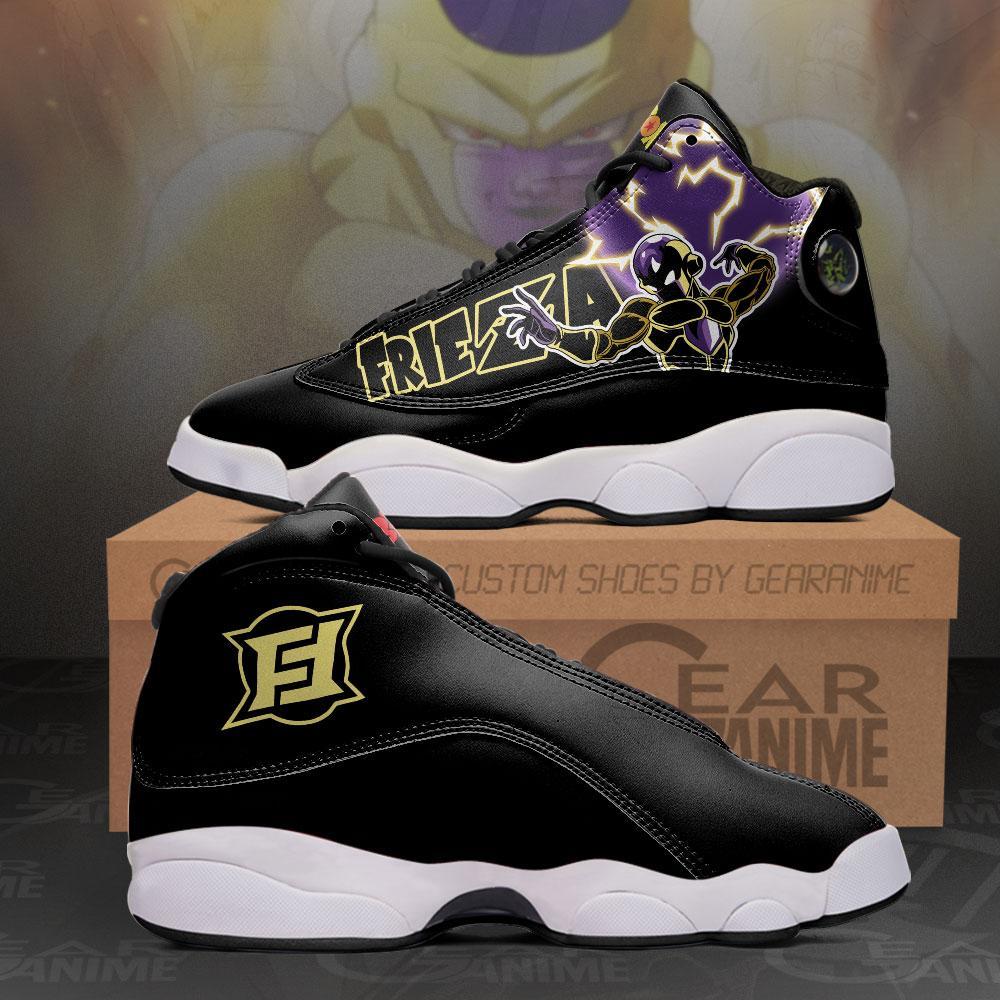 Dragon Ball Golden Frieza Air Jordan 13 Sneaker Shoes Dragon Ball Golden Frieza Air Jordan 13 Sneaker Shoes
