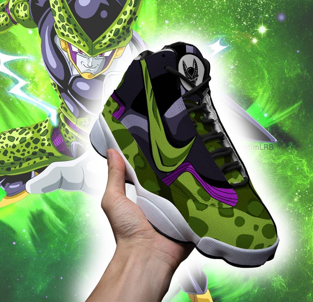 Dragon-Ball-Perfect-Cell-Air-Jordan-13-Sneaker-Shoes-1