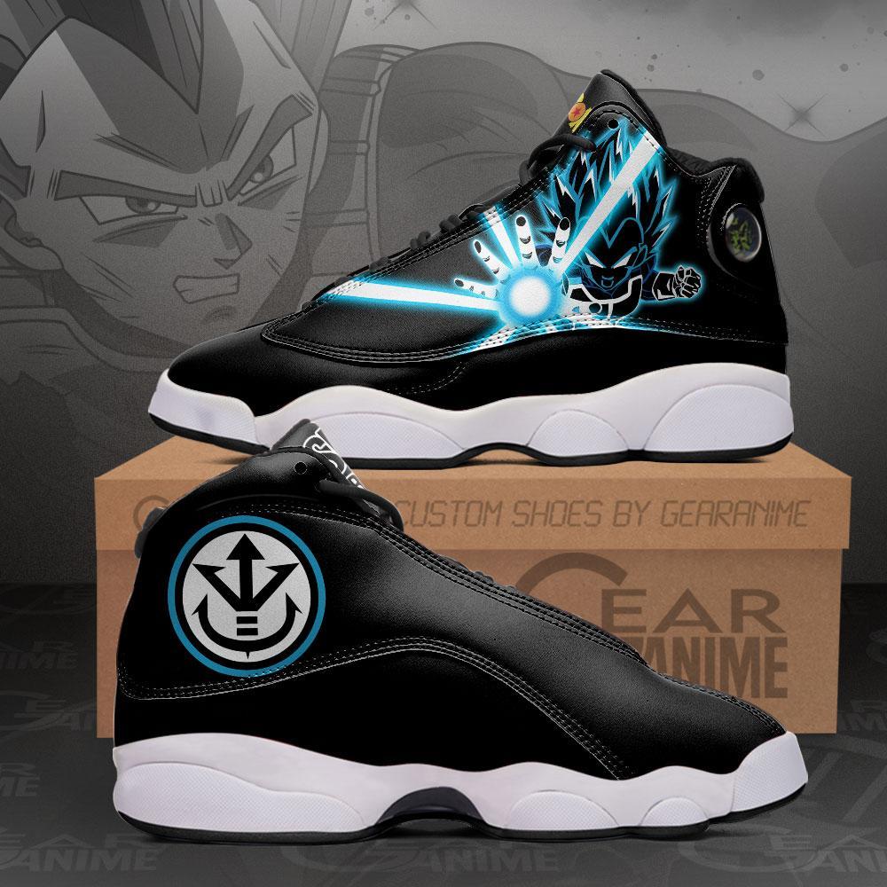 Dragon Ball Vegeta Blue Air Jordan 13 Sneaker Shoes Dragon Ball Vegeta Blue Air Jordan 13 Sneaker Shoes