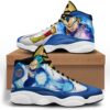 Dragon Ball Vegeta Super Saiyan Blue Air Jordan 13 Sneaker Shoes