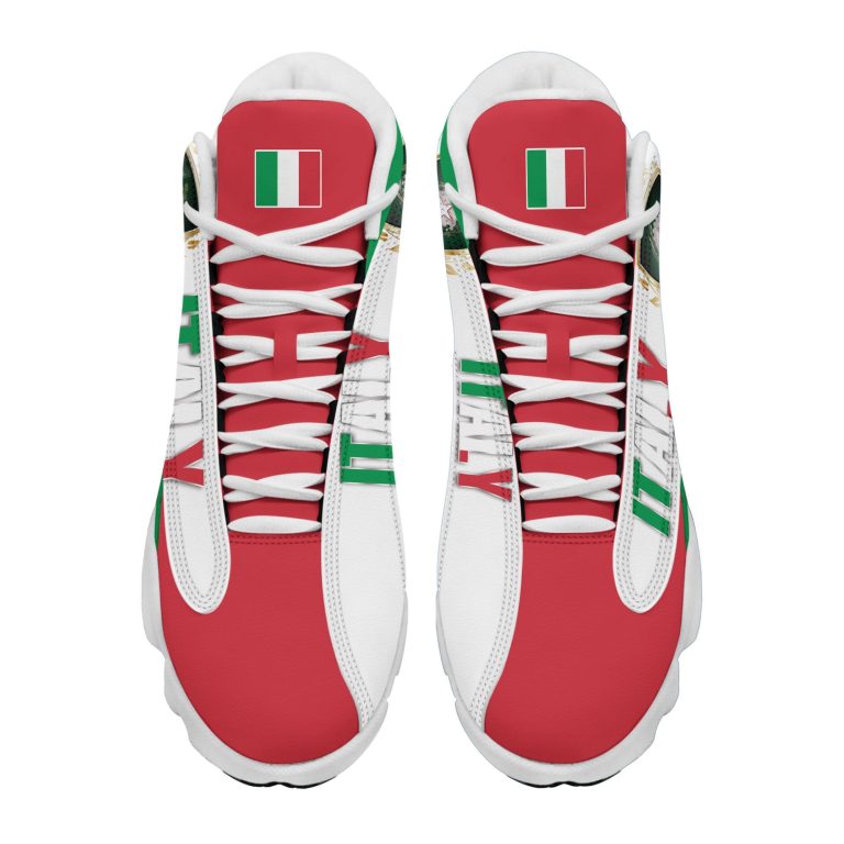 Emblem-Of-Italy-Red-White-Air-Jordan-13-Shoes-1