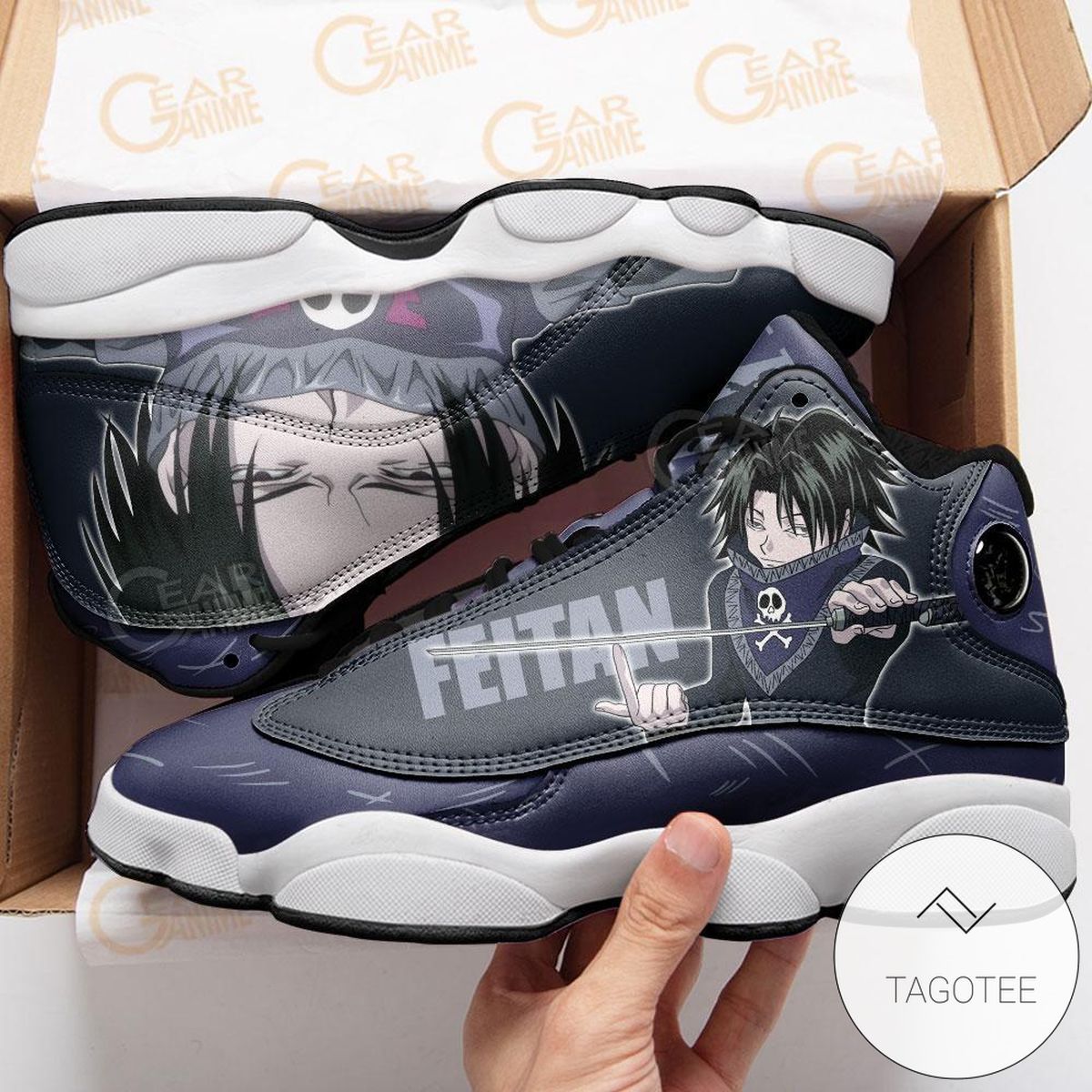 Feitan Sneakers Custom Anime Hunter X Hunter Air Jordan 13 Shoes Feitan Sneakers Custom Anime Hunter X Hunter Air Jordan 13 Shoes