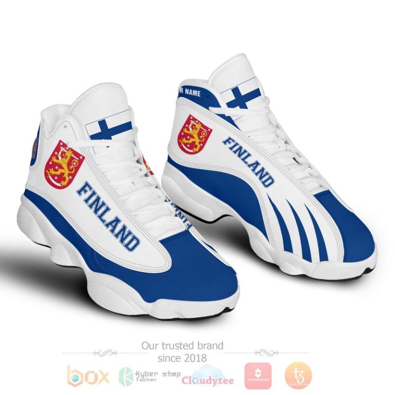 Finland-Personalized-Air-Jordan-13-Shoes-1