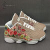 Floral Gucci Classic Symbol Air Jordan 13 Sneakers