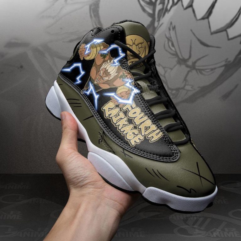 Fourth-Raikage-Anime-Air-Jordan-13-Shoes-2