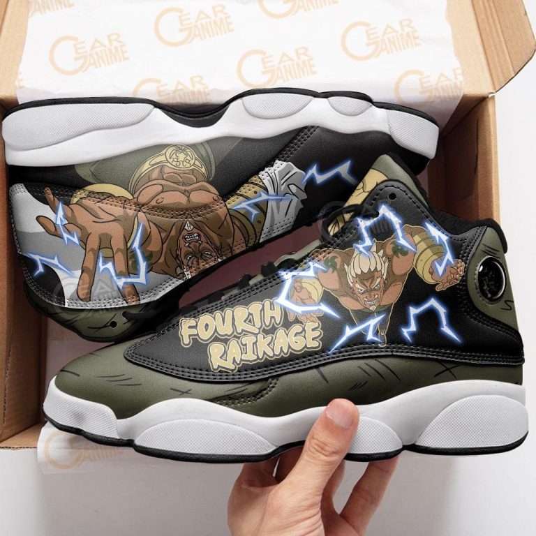 Fourth-Raikage-Anime-Air-Jordan-13-Shoes-3