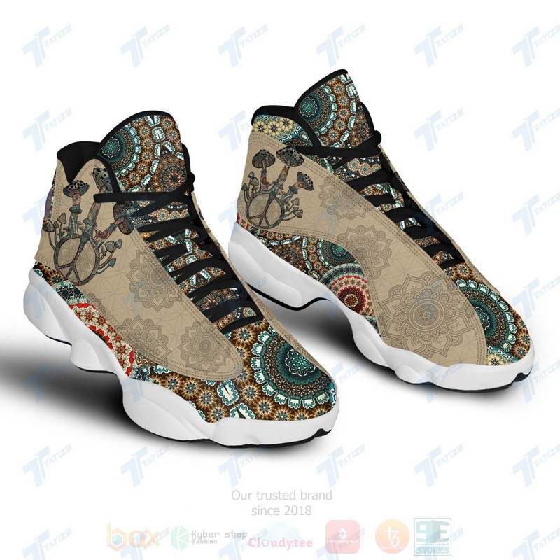 Funny Mandala Mushroom Air Jordan 13 Shoes Funny Mandala Mushroom Air Jordan 13 Shoes