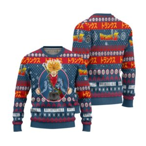 Future Trunks Anime Ugly Christmas Sweater Dragon Ball Z Xmas Gift