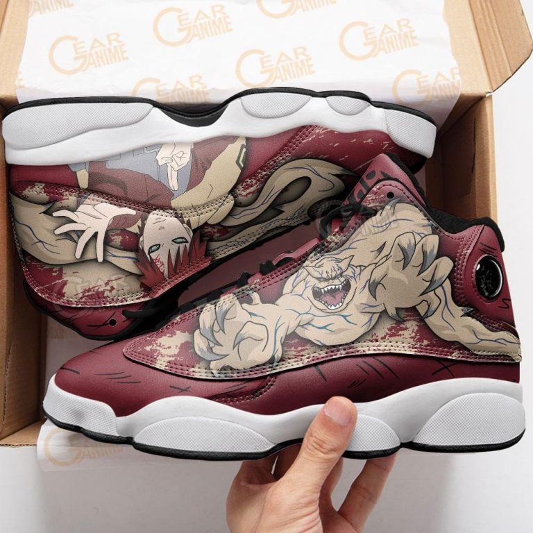 Gaara-And-Shukaku-Naruto-Anime-Air-Jordan-13-Shoes-3