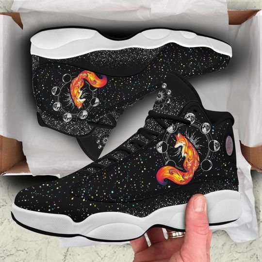 Galaxy Fox All Over Print Air Jordan 13 Sneakers Galaxy Fox All Over Print Air Jordan 13 Sneakers