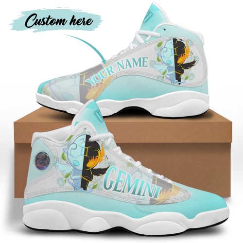 Gemini Custom Name Air Jordan 13 Sneaker Shoes Gemini Custom Name Air Jordan 13 Sneaker Shoes