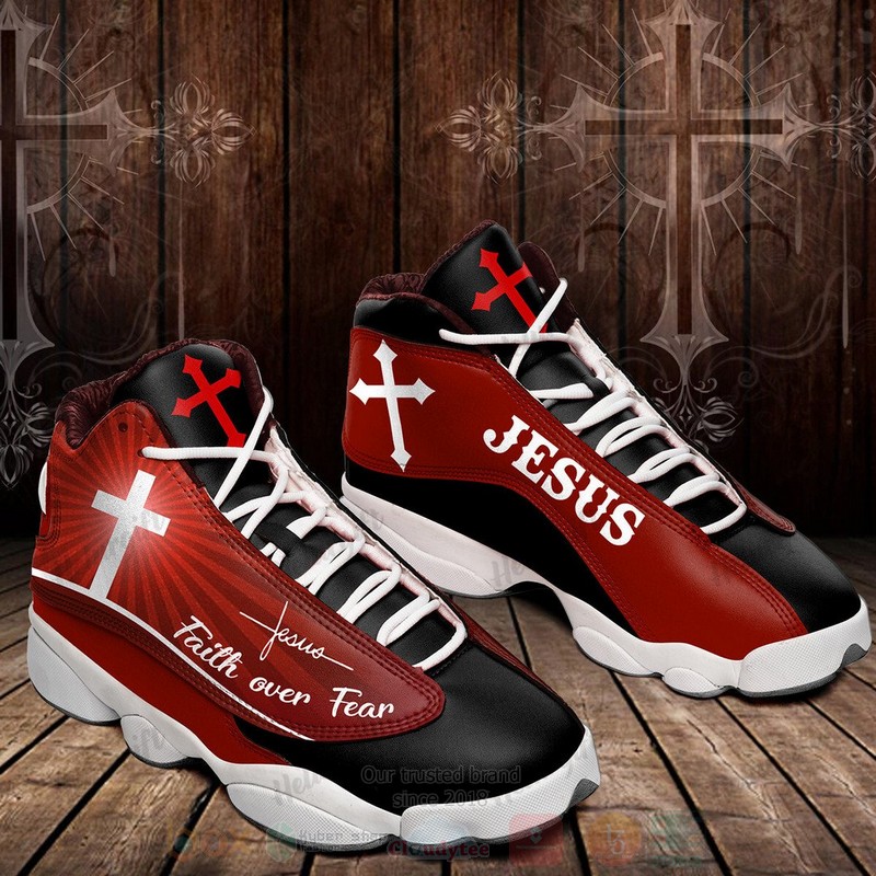 God Jesus Faith Over Fear Air Jordan 13 Shoes God Jesus Faith Over Fear Air Jordan 13 Shoes