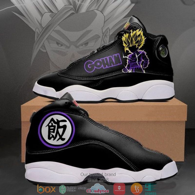 Gohan Dragon Ball Air Jordan 13 Sneaker Shoes Gohan Dragon Ball Air Jordan 13 Sneaker Shoes