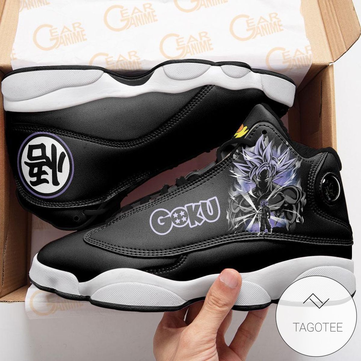 Goku Ultra Instinct Sneakers Kanji Custom Anime Dragon Ball Air Jordan 13 Shoes Goku Ultra Instinct Sneakers Kanji Custom Anime Dragon Ball Air Jordan 13 Shoes