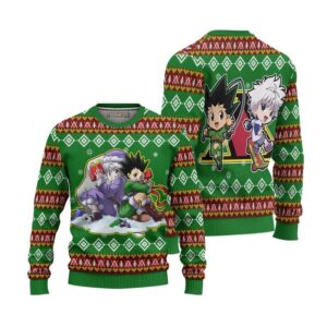 Gon And Killua Hunter x Hunter Anime Ugly Christmas Sweater Xmas Gift