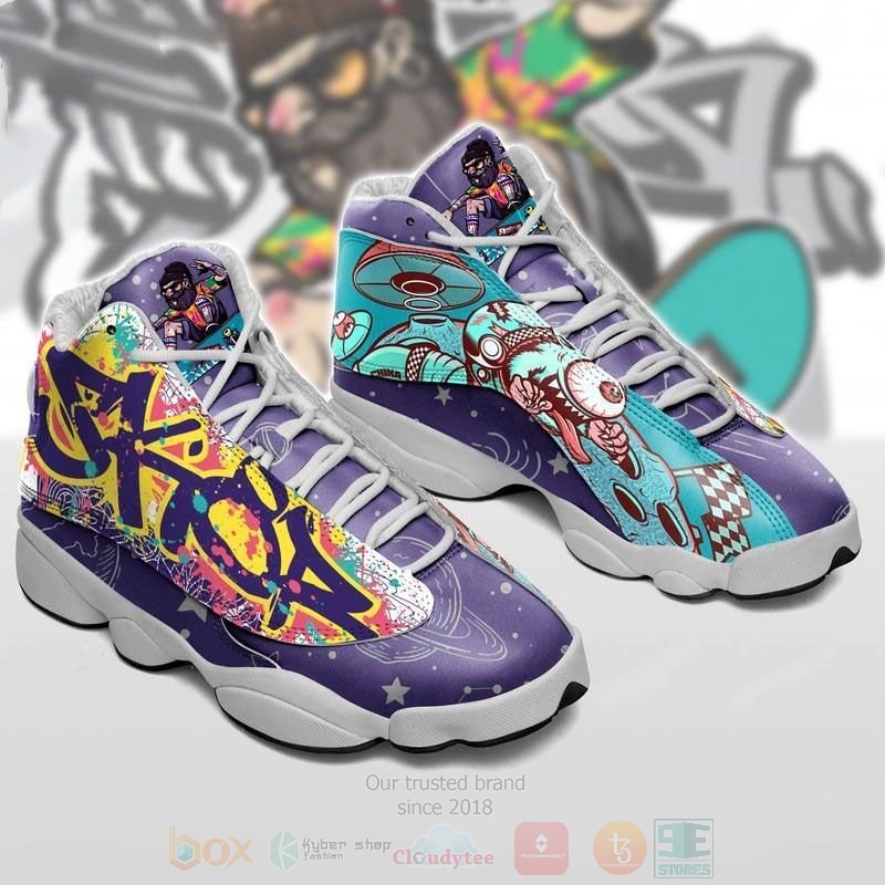 Graffiti Theme Air Jordan 13 Shoes Graffiti Theme Air Jordan 13 Shoes