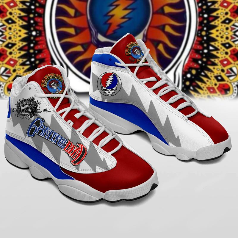 Grateful Dead Rock Band Air Jordan 13 Sneaker Grateful Dead Rock Band Air Jordan 13 Sneaker