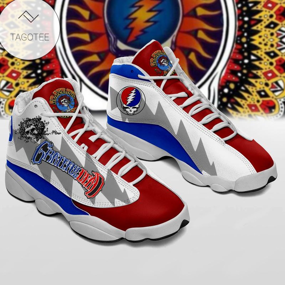 Grateful Dead Sneakers Air Jordan 13 Shoes Grateful Dead Sneakers Air Jordan 13 Shoes