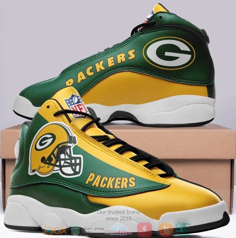 Green Bay Packer Nfl Football Helmet Football Team 6 Air Jordan 13 Sneaker Shoes Green Bay Packer Nfl Football Helmet Football Team 6 Air Jordan 13 Sneaker Shoes