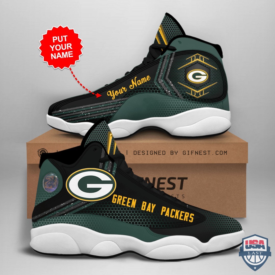 Green Bay Packers Air Jordan 13 Custom Name Personalized Shoes Green Bay Packers Air Jordan 13 Custom Name Personalized Shoes