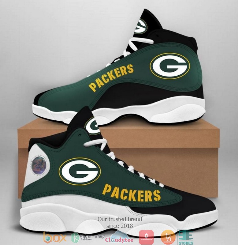 Green Bay Packers Nfl Big Logo Football Team Air Jordan 13 Sneaker Shoes Green Bay Packers Nfl Big Logo Football Team Air Jordan 13 Sneaker Shoes