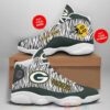 Green Bay Packers Nfl Football Camo Team Personalized Air Jordan 13 Shoes