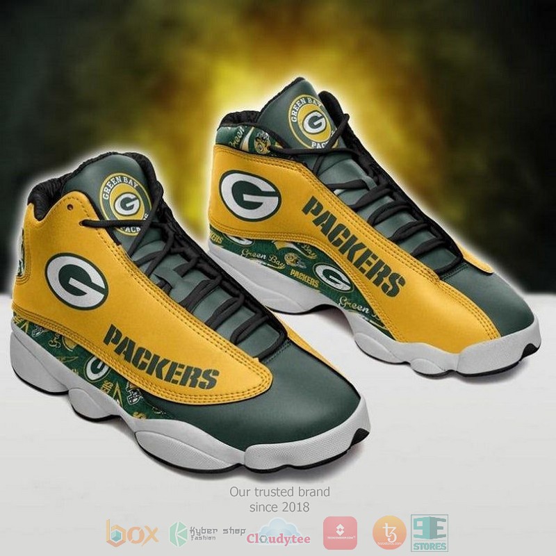 Green Bay Packers Nfl Football Team Air Jordan 13 Shoes Green Bay Packers Nfl Football Team Air Jordan 13 Shoes