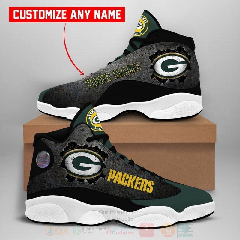 Green Bay Packers Nfl Football Team Custom Name Air Jordan 13 Shoes Green Bay Packers Nfl Football Team Custom Name Air Jordan 13 Shoes