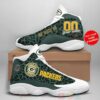 Green Bay Packers Nfl Personalized Air Jordan 13 Shoes