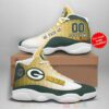 Green Bay Packers Nfl Personalized Air Jordan 13 Shoes 3