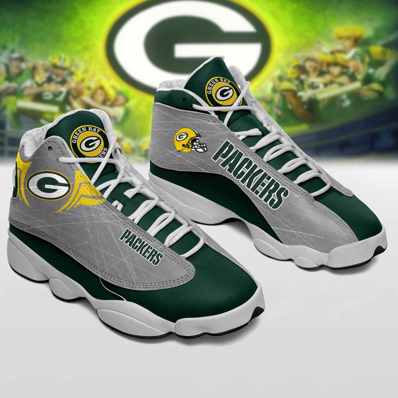 Green Bay Packers Nfl Ver 1 Air Jordan 13 Sneaker Green Bay Packers Nfl Ver 1 Air Jordan 13 Sneaker