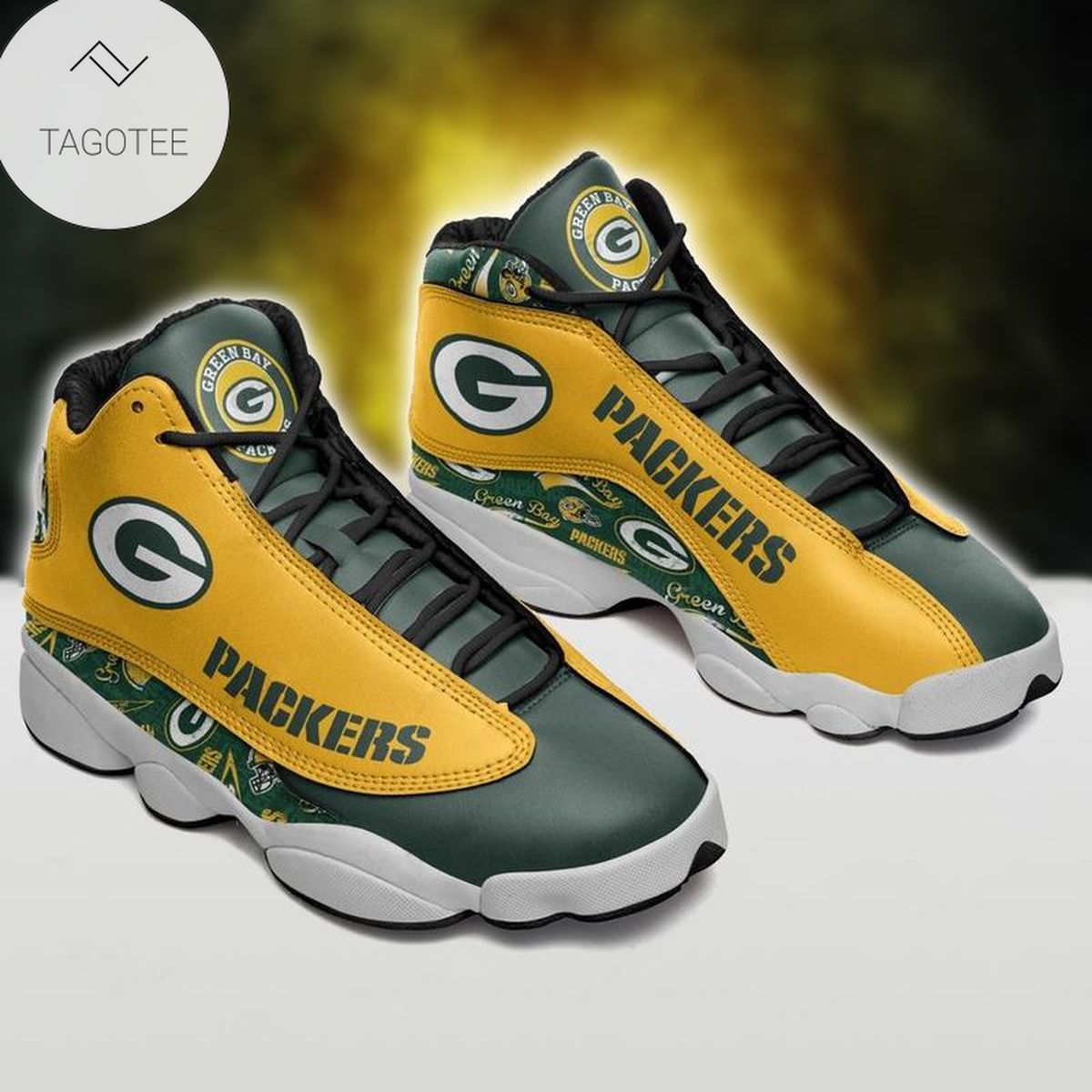 Green Bay Packers Sneakers Air Jordan 13 Shoes Green Bay Packers Sneakers Air Jordan 13 Shoes