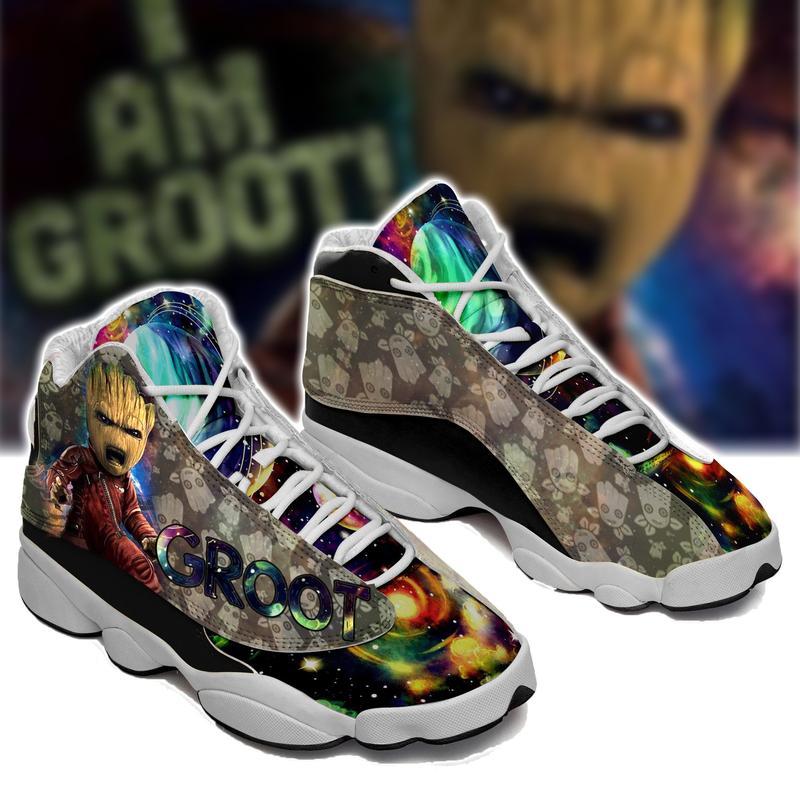 Guardians Of The Galaxy Groot Ver 1 Air Jordan 13 Sneaker Guardians Of The Galaxy Groot Ver 1 Air Jordan 13 Sneaker