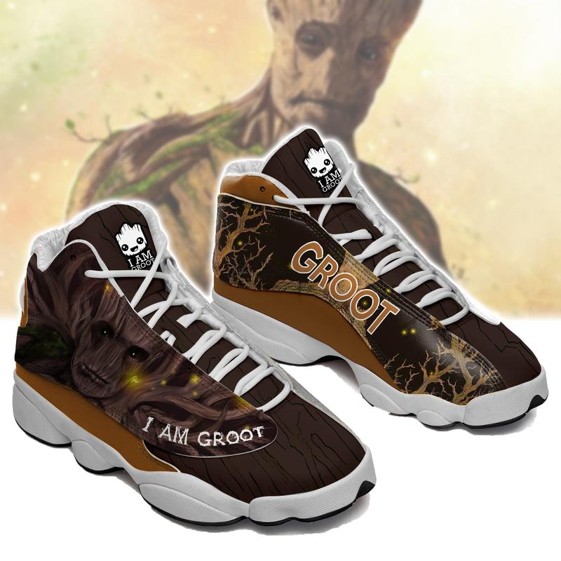 Guardians Of The Galaxy Groot Ver 2 Air Jordan 13 Sneaker Guardians Of The Galaxy Groot Ver 2 Air Jordan 13 Sneaker
