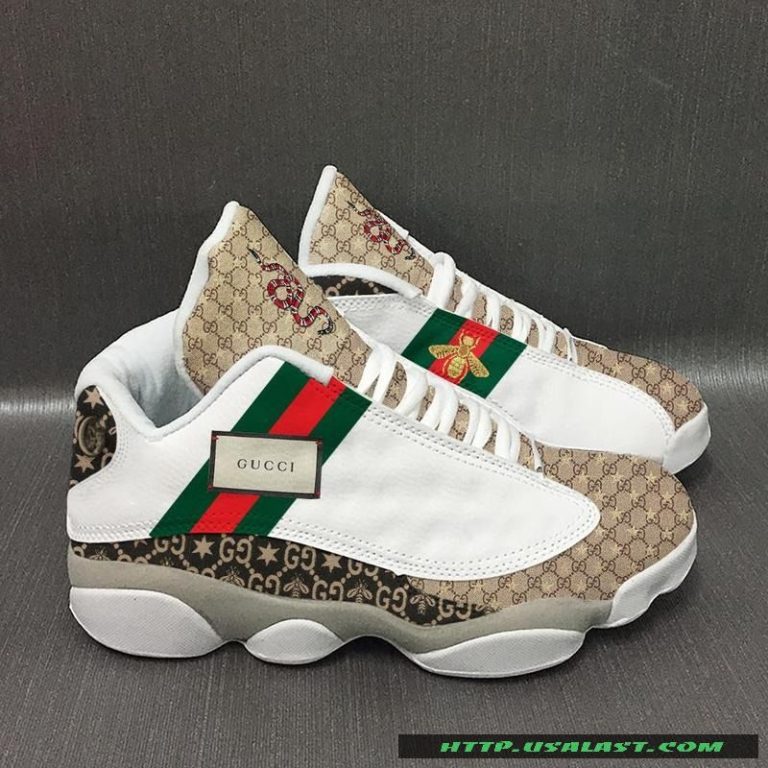 Gucci-Bee-And-Snake-Air-Jordan-13-Shoes-2
