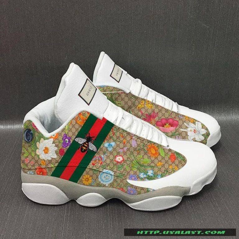 Gucci-Floral-Air-Jordan-13-Shoes-Sneaker-2