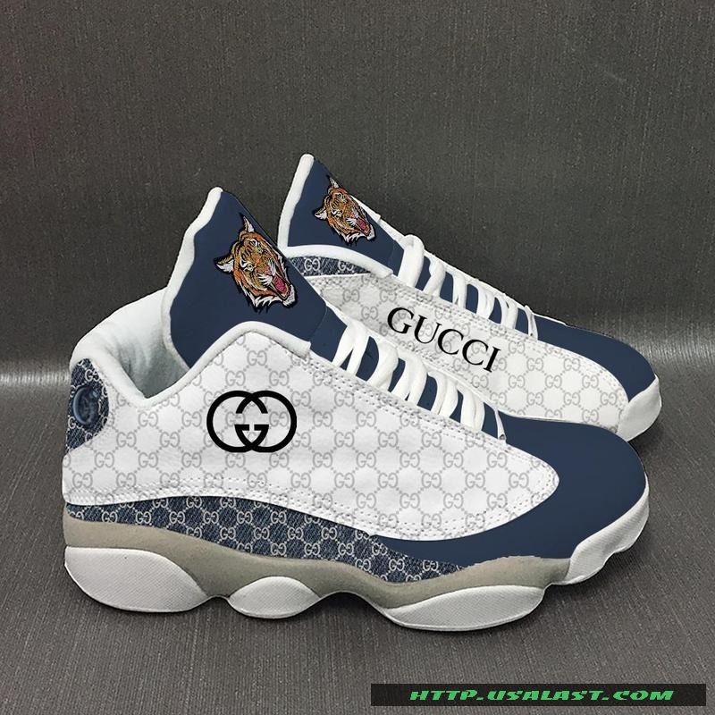 Gucci Tiger Air Jordan 13 Sneaker Hot Model 2022 Gucci Tiger Air Jordan 13 Sneaker Hot Model 2022