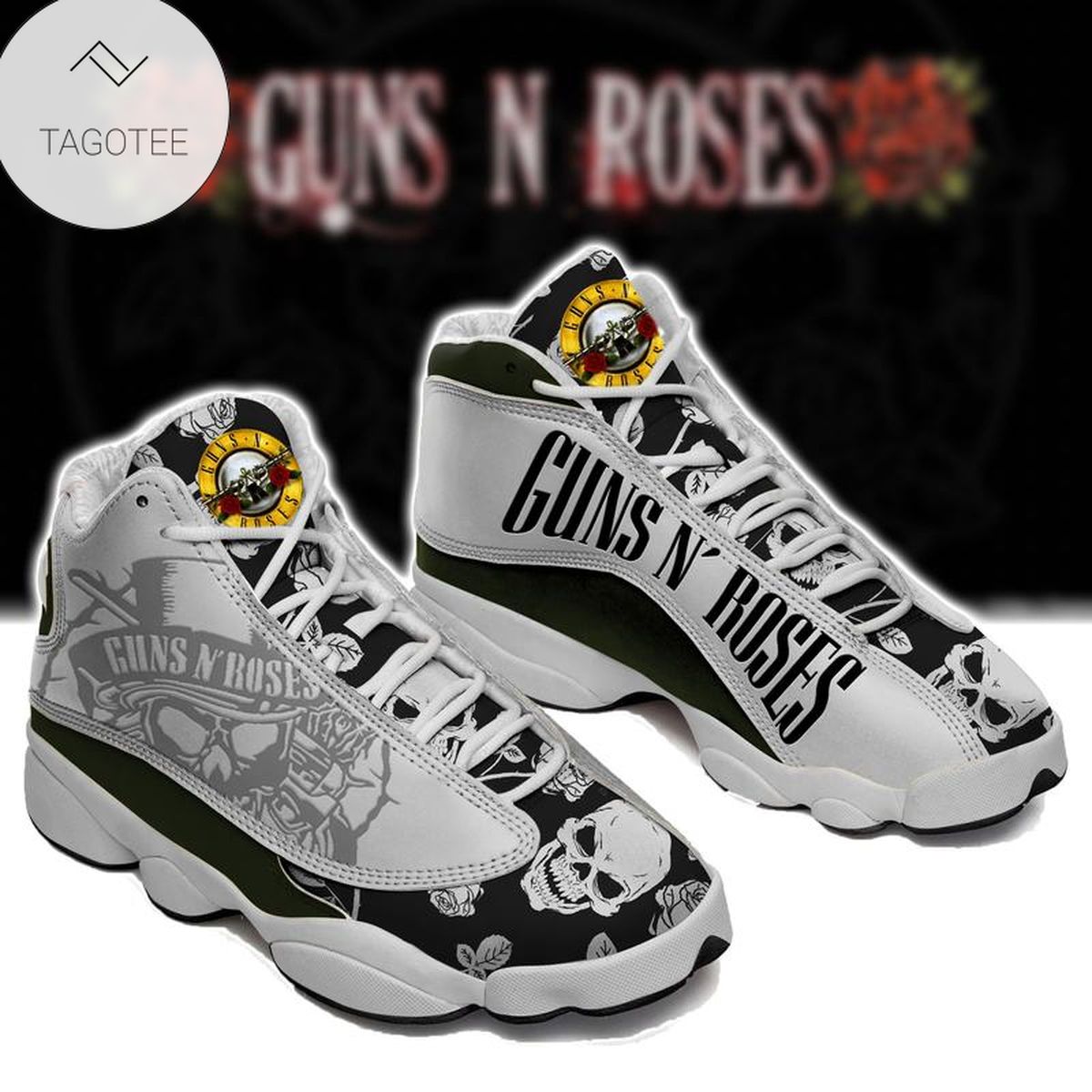 Guns N Roses Rock Band Sneakers Air Jordan 13 Shoes Guns N Roses Rock Band Sneakers Air Jordan 13 Shoes
