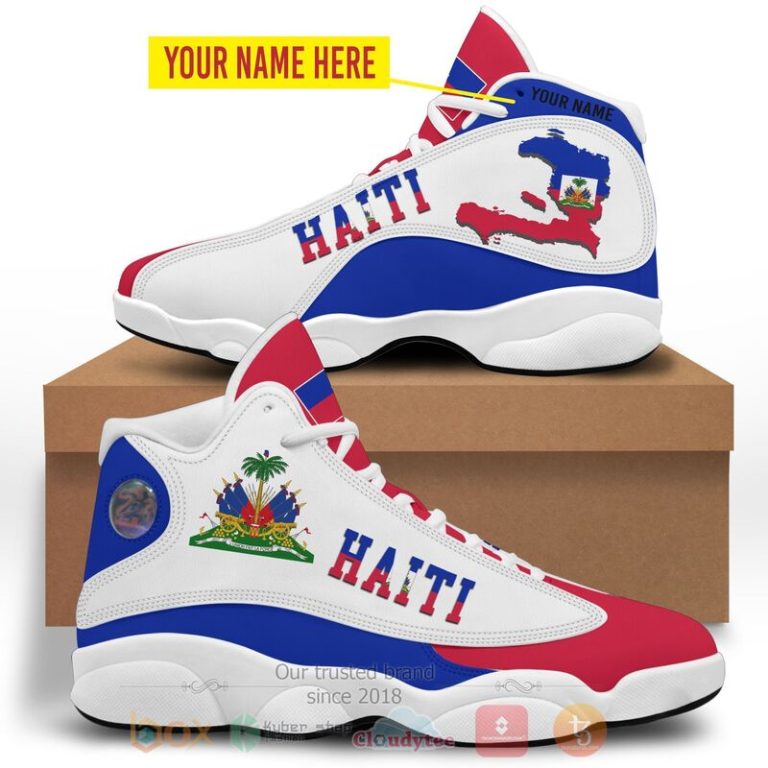 Haiti-Logo-Personalized-Air-Jordan-13-Shoes-2