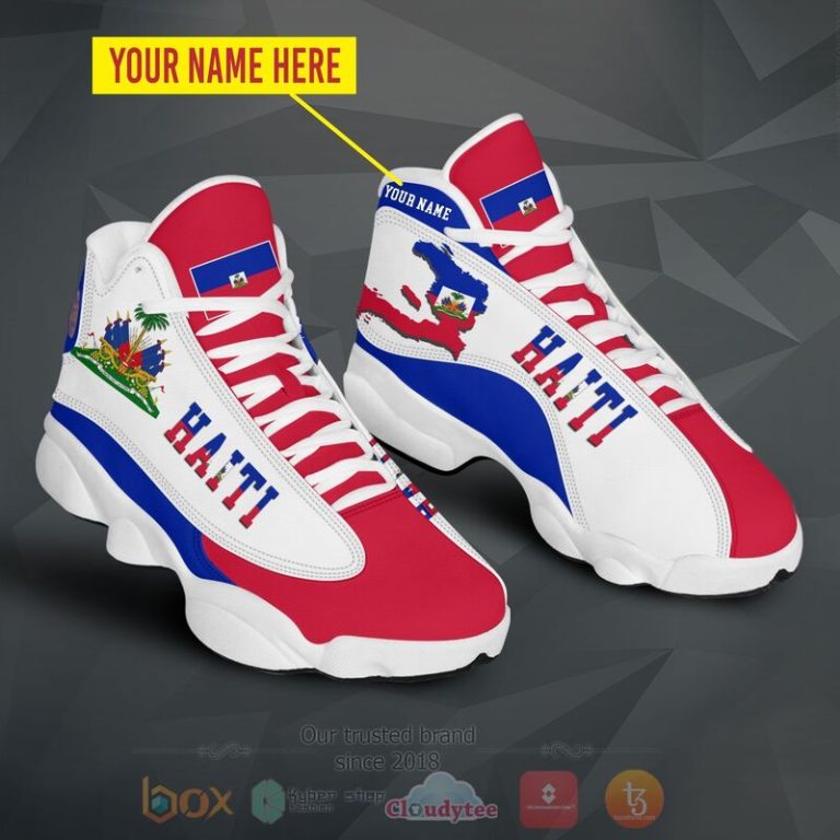Haiti-Logo-Personalized-Air-Jordan-13-Shoes-4