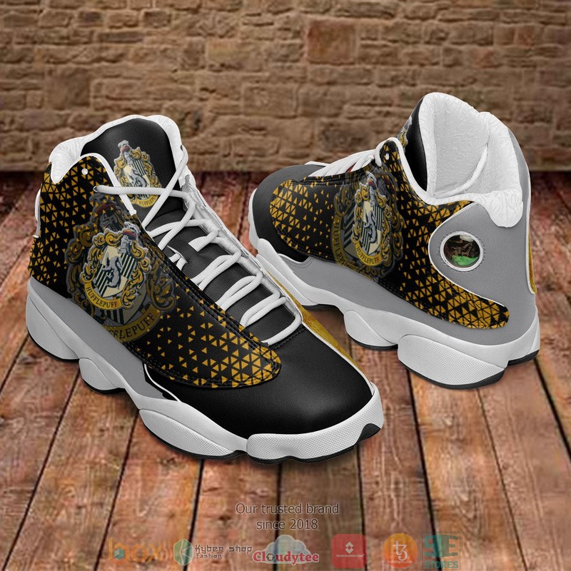 Harry Potter Hufflepuff Air Jordan 13 Sneaker Shoes Harry Potter Hufflepuff Air Jordan 13 Sneaker Shoes
