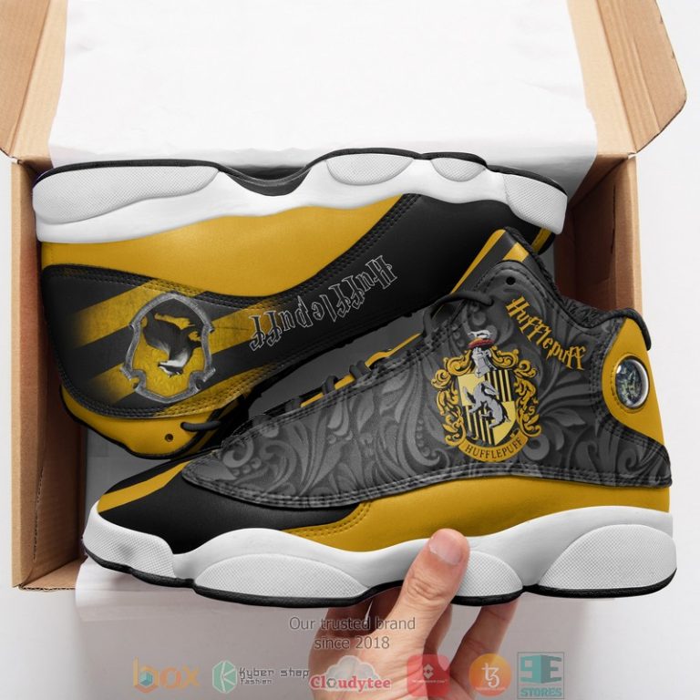 Harry-Potter-Hufflepuff-Yellow-Air-Jordan-13-Sneaker-Shoes-1