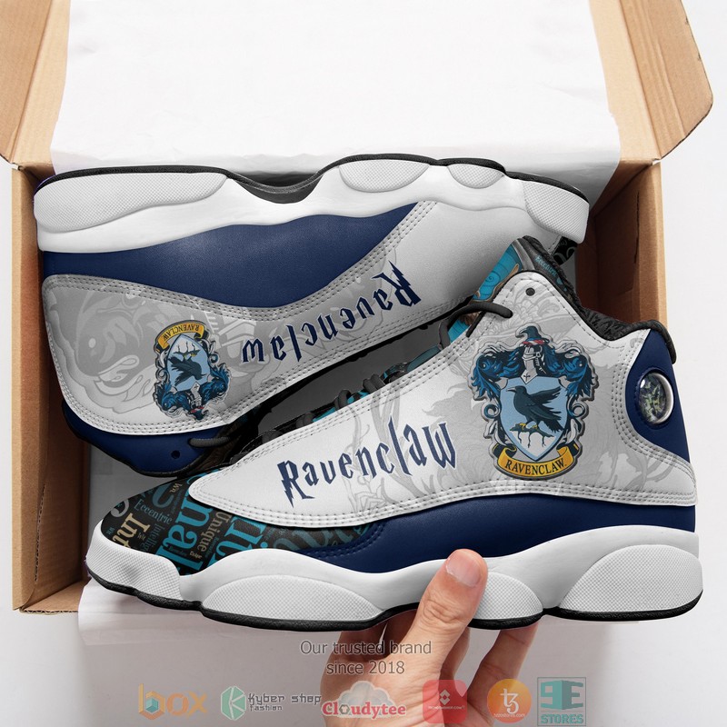 Harry Potter Ravenclaw Blue Grey Air Jordan 13 Sneaker Shoes Harry Potter Ravenclaw Blue Grey Air Jordan 13 Sneaker Shoes