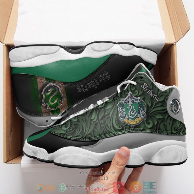 Harry-Potter-Slytherin-Green-Air-Jordan-13-Sneaker-Shoes-1