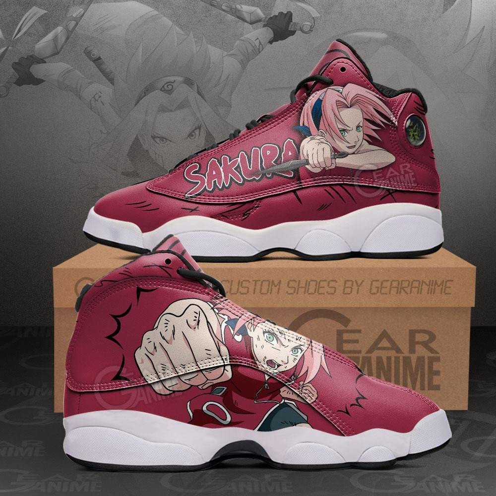 Haruno Sakura Naruto Anime Air Jordan 13 Shoes Haruno Sakura Naruto Anime Air Jordan 13 Shoes