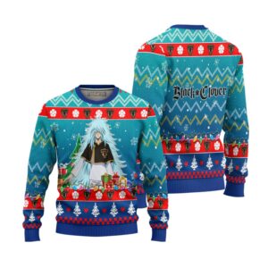 Henry Legolant Anime Ugly Christmas Sweater Black Clover Xmas Gift