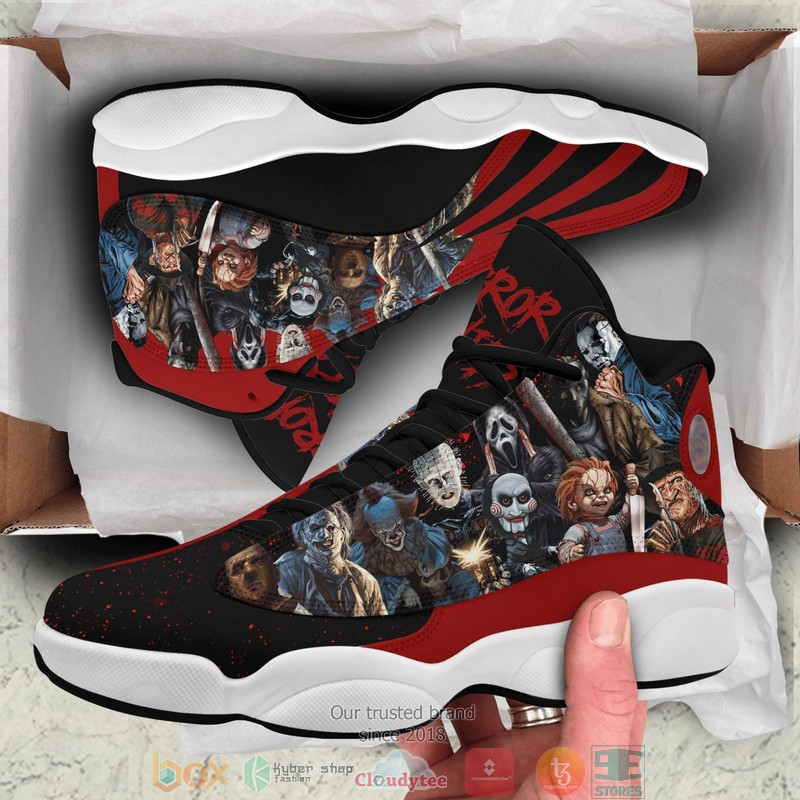 Horror Black Movies All Stars Air Jordan 13 Sneaker Shoes Horror Black Movies All Stars Air Jordan 13 Sneaker Shoes